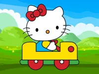Cute Kitty Car Jigsaw image