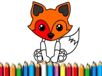 image bg Fox Coloring Book