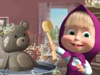Doll And The Bear Cleaning Game image