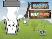 Happy Milk Glass image