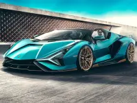 Lamborghini Sian Roadster Puzzle image