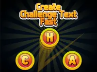 Create Challenge Text Fast image