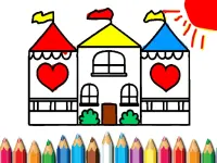 Doll House Coloring Book image