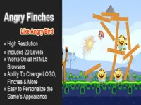 Angry Finches Funny HTML5 Game image