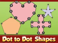 Dot to Dot Shapes Kids Education image