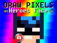 Draw Pixels Heroes Face image