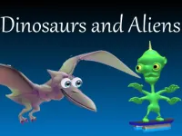Dinosaurs and Aliens image