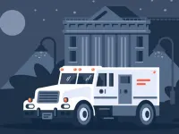 Night Time Cars Jigsaw image