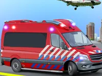 Ambulance Rescue Game Ambulance helicopter image