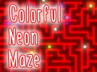 Colorful Neon Maze image