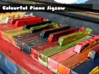 Colourful Piano Jigsaw image