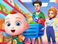 Cute Family Shopping  image