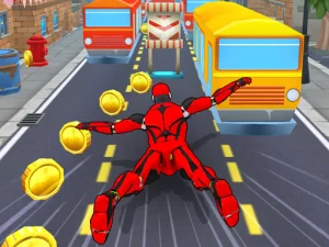image bg Subway Superhero Robot Endless Run