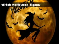 Witch Halloween Jigsaw image