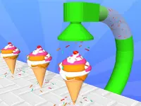 Clash of Ice Cream Roll  Cone Cupacake Baking image