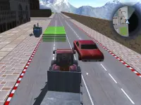 Tractor Driving Garbage collect image