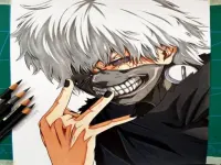 anime coloring book tokyo ghoul Play online image