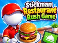 Stickman Restaurant Rush Game image