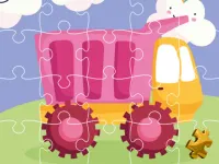 Cute Kids Trucks Jigsaw image