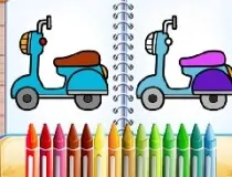 Cute Bike Coloring...