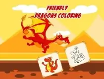 Friendly Dragons Colorin...
