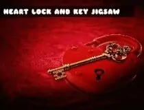 Heart Lock And Key Jigsa...